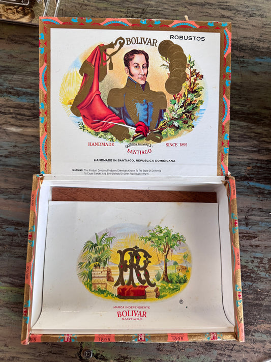 Bolivar Robustos Cigar Box