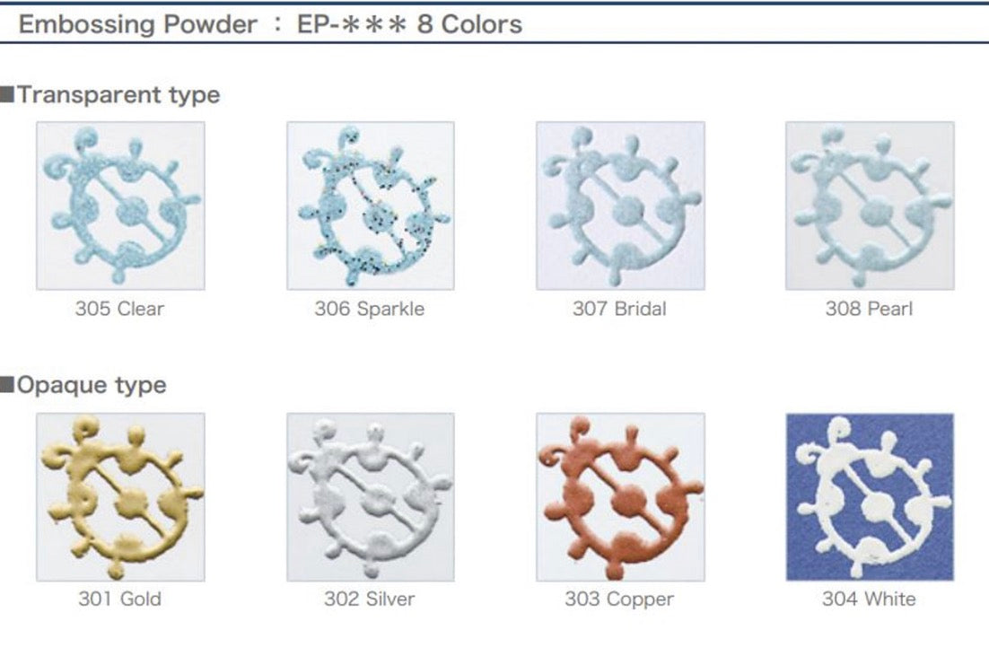 Tsukineko Embossing Powders