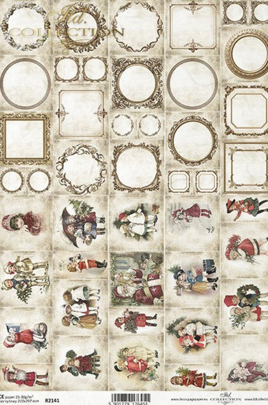 ITD Collection Vintage Advent Calendar Frames