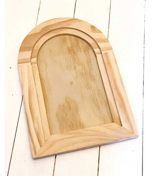 Arched Wooden Gallery Blanks from Iron Orchid Designs