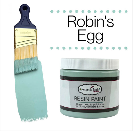 Robin's Egg Rethunk Junk Paint by Laura