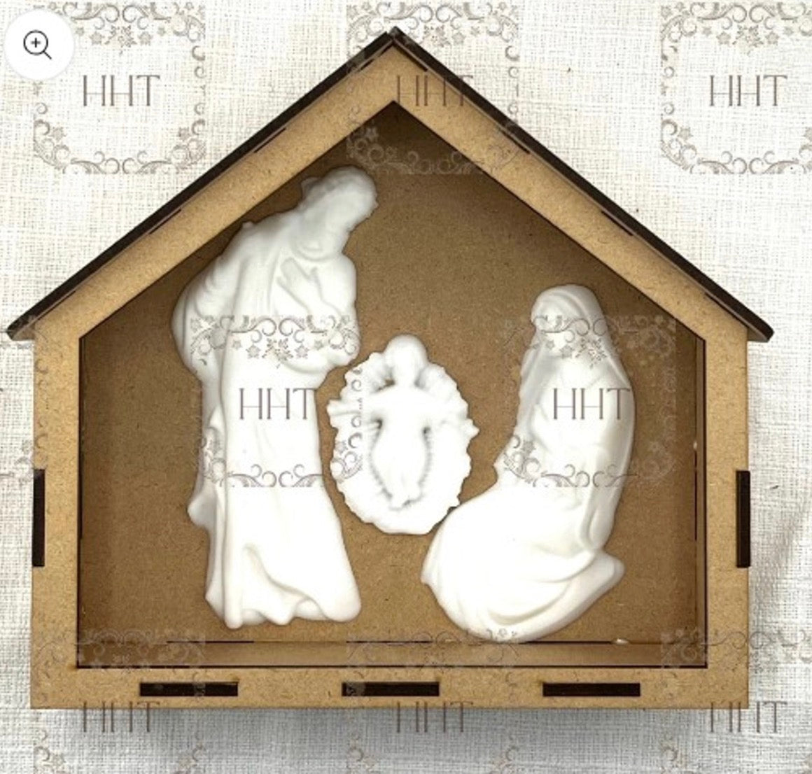 Handcrafted Holiday Traditions Nativity Shadowbox - Small