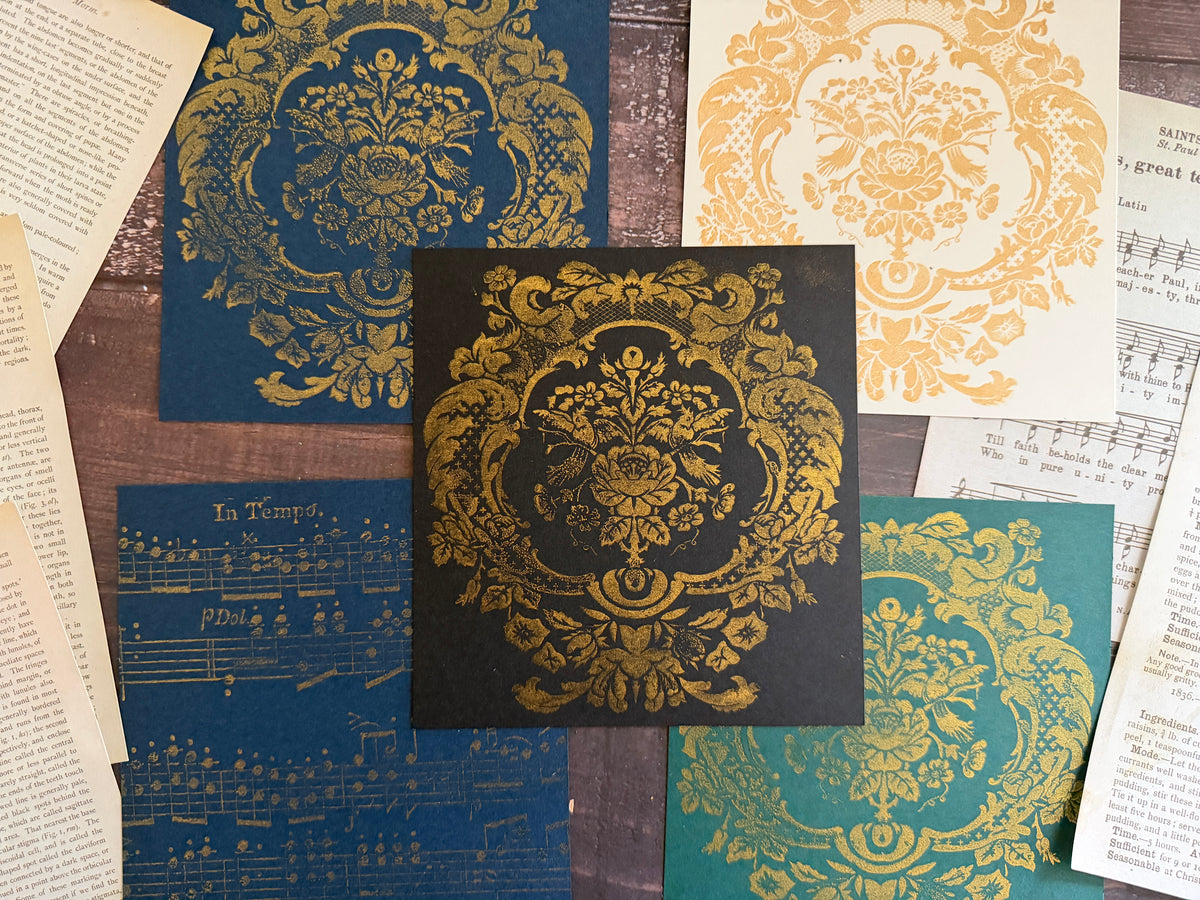 Gold Shimmer Iron Orchid Designs Ink Pad Refill