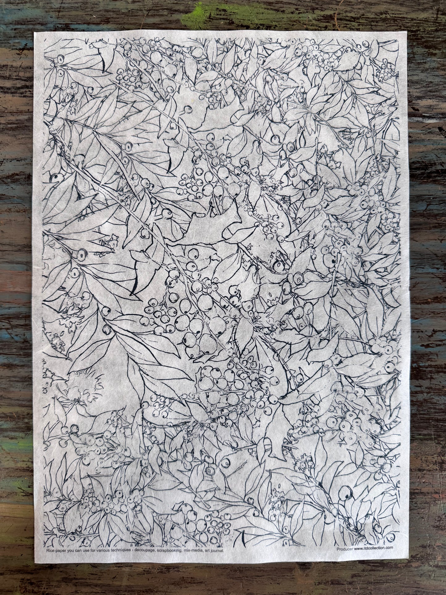 Decorated with Frost ITD Collection Rice Paper Designs