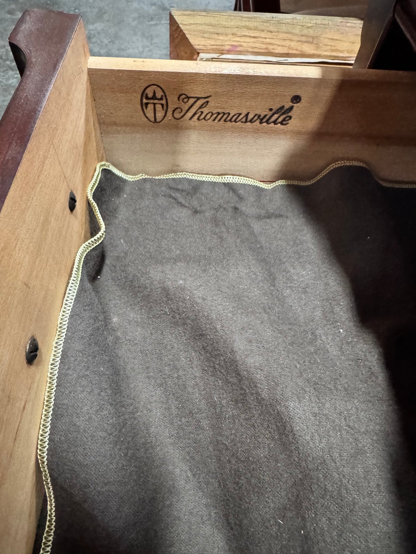 Vintage Colonial Mahogany Server