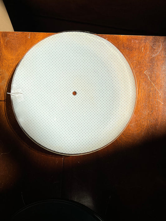 Mid Century Flush Mount Ceiling Light Cover Round with Polka Dots