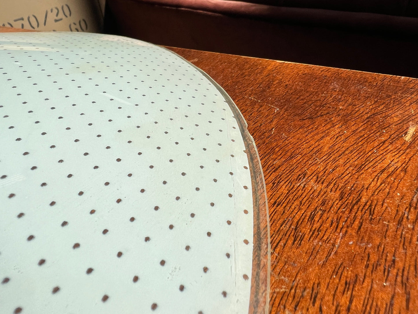 Mid Century Flush Mount Ceiling Light Cover Round with Polka Dots