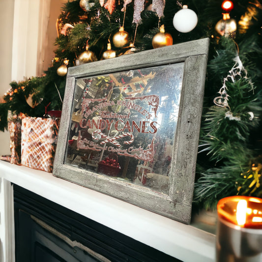 Grandma Kringle's Candy Cane  Mirror