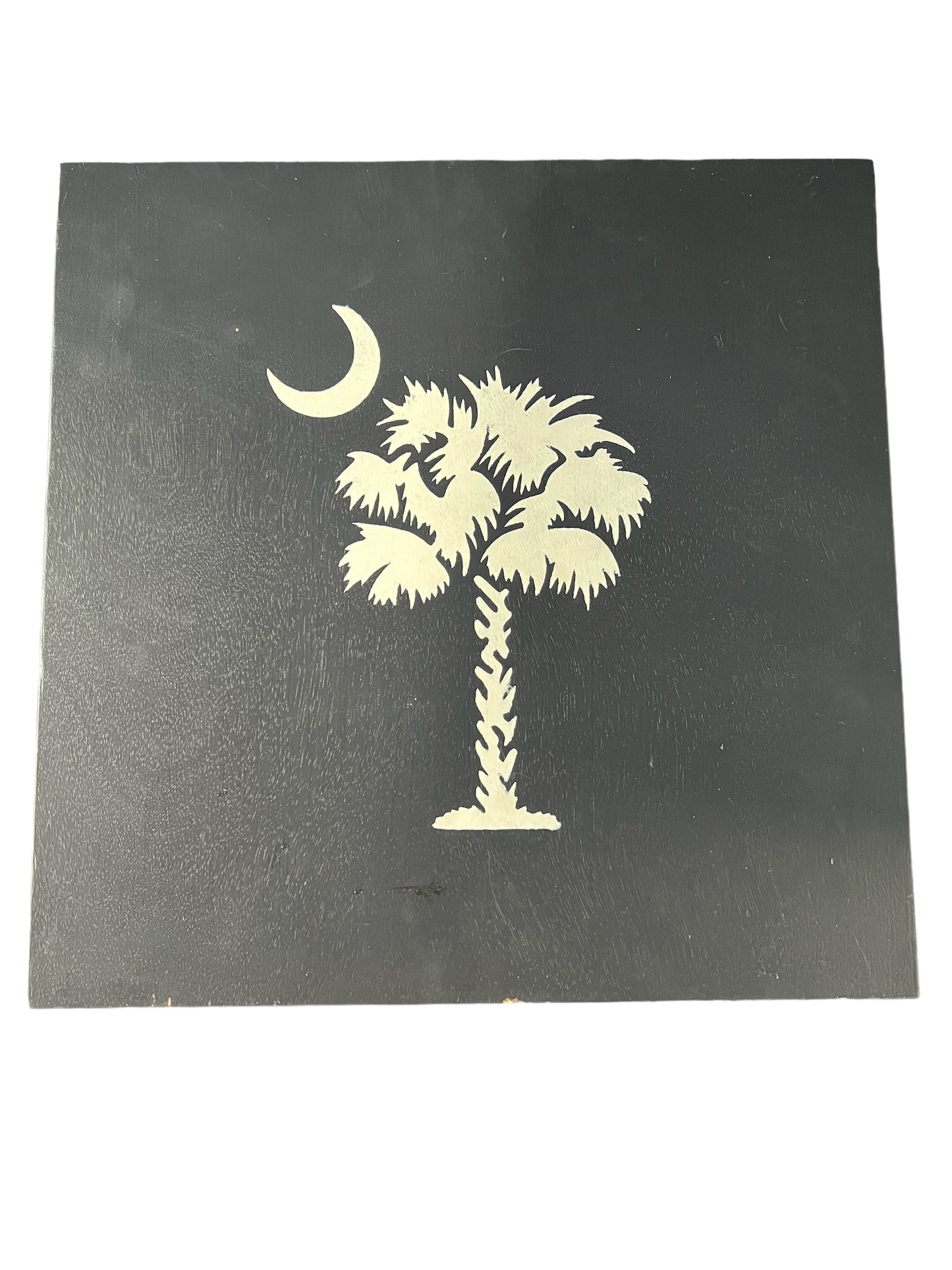 Bellows Barnwood Original Palmetto Tree & Moon