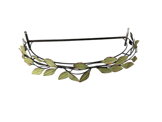 Olive Leaf Iron Cornice Bed Crown