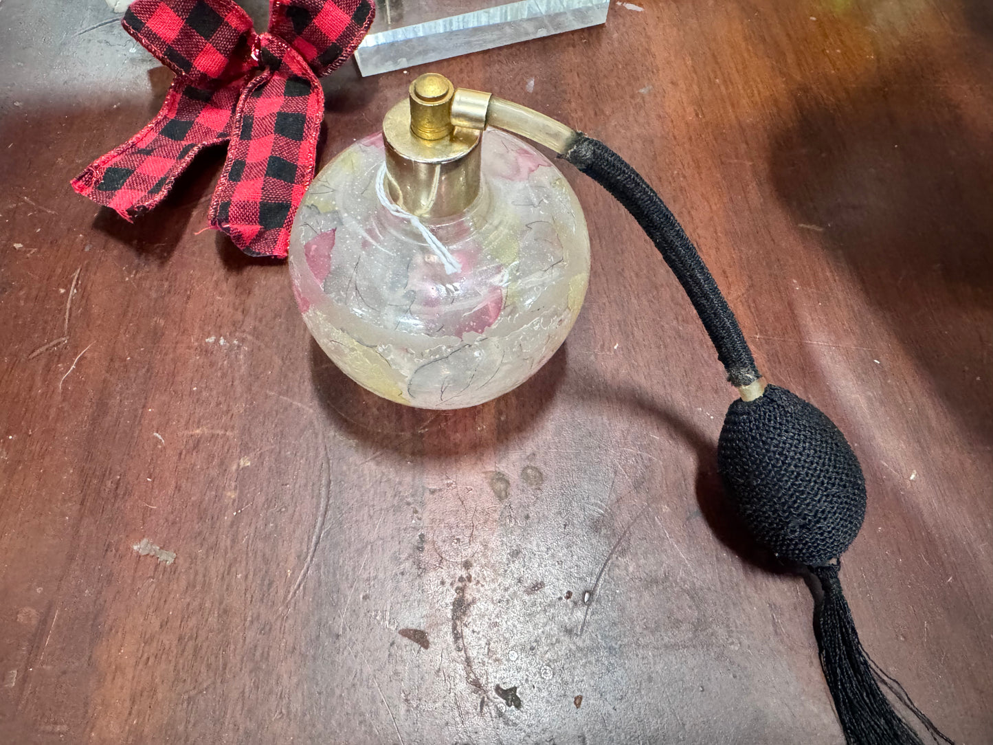 Vintage 1930's Hand Painted Italian Perfume Atomizer