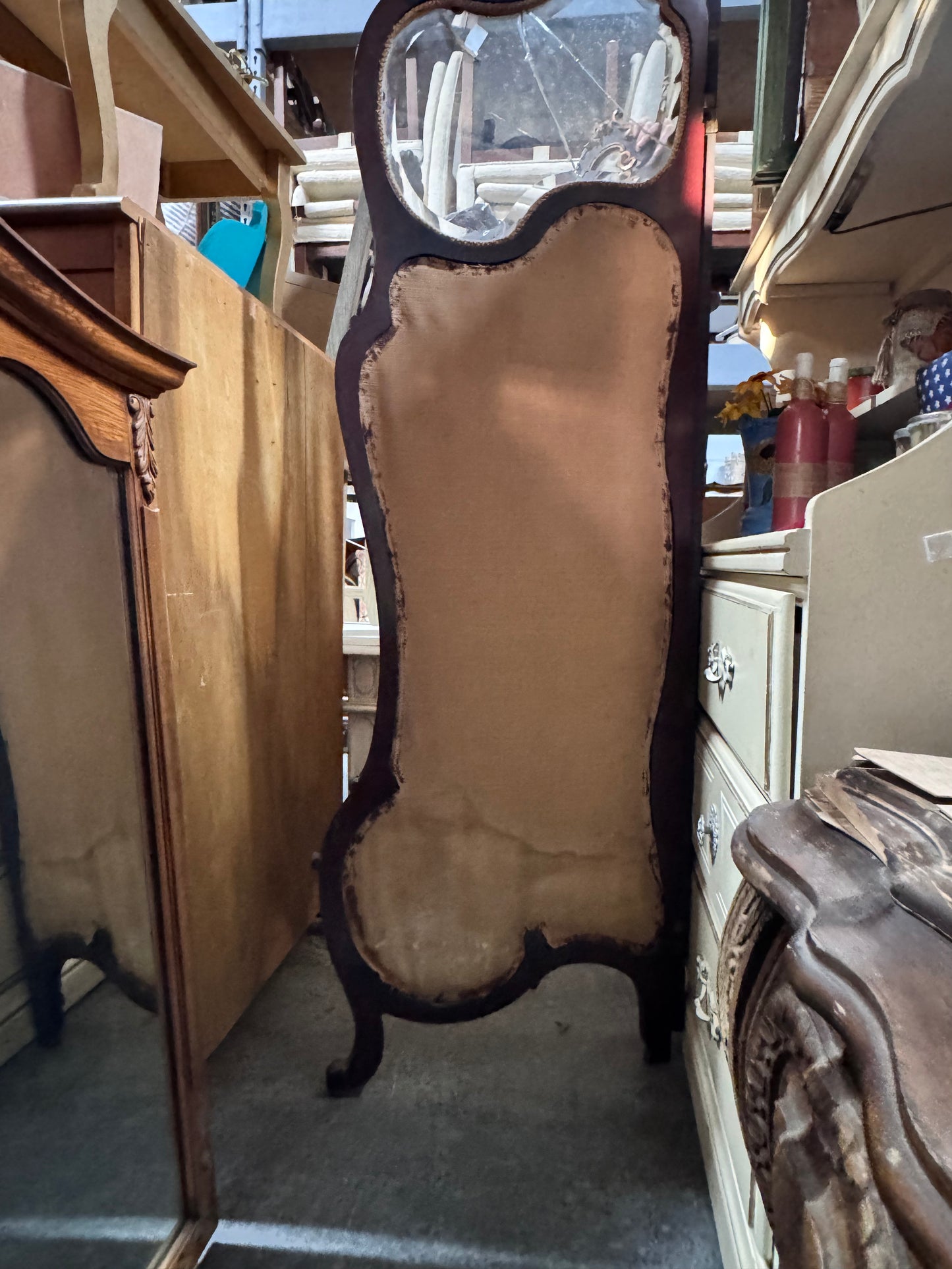 Louis XV Style Antique 3-Panel Screen