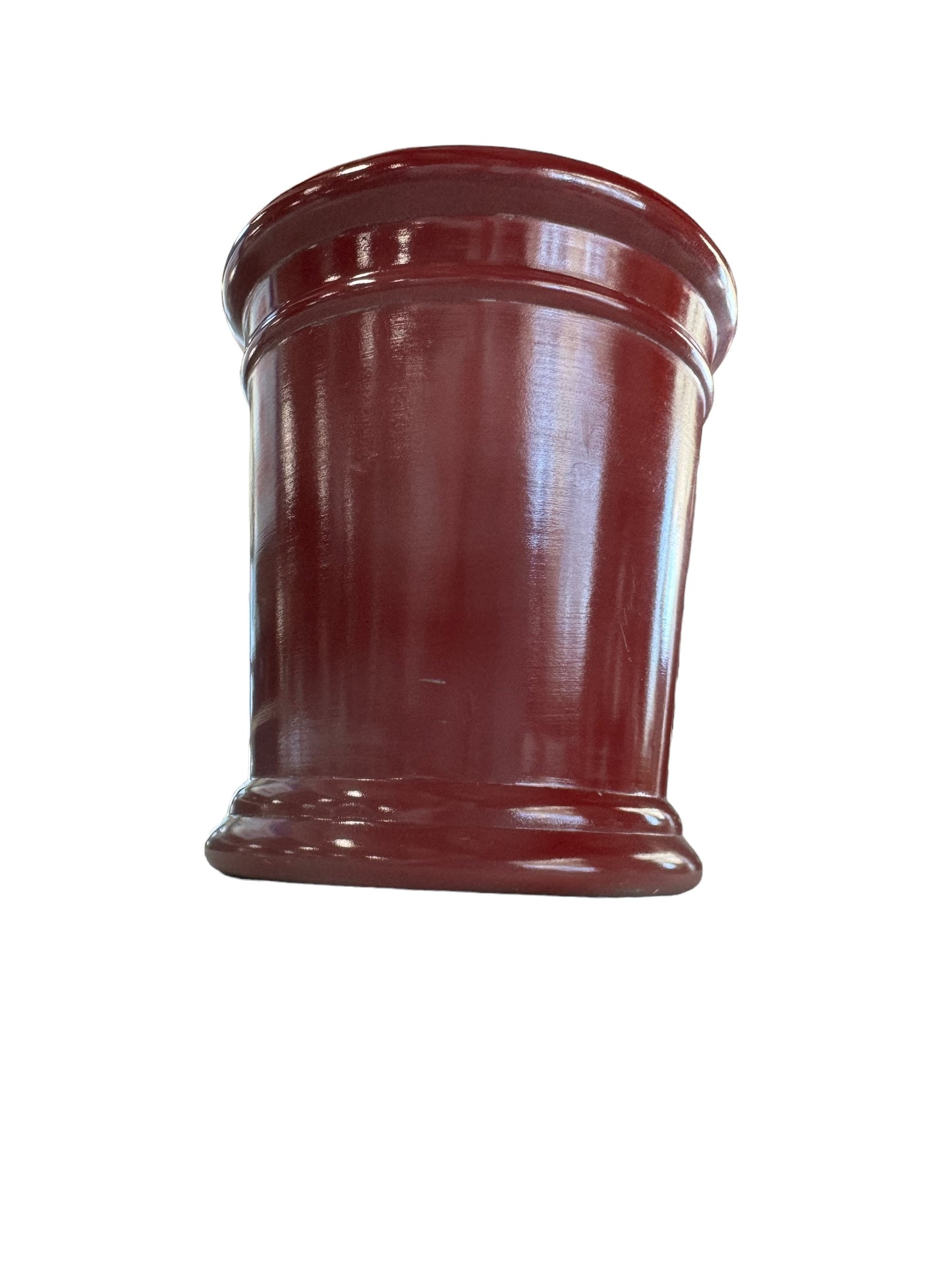 Dark Red Pottery Planter