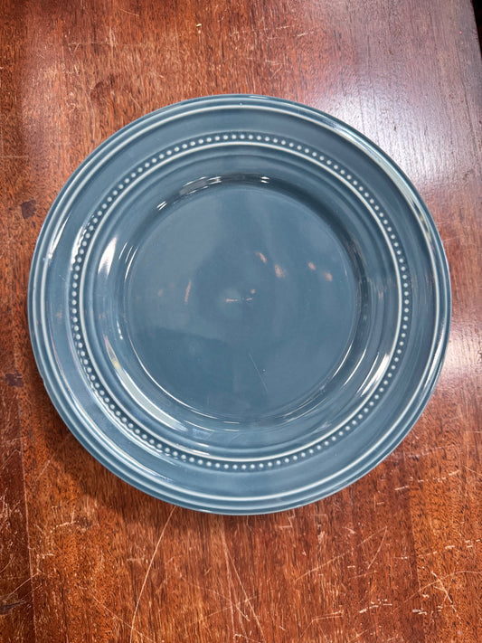 Gibson Elite Barberware Blue Dinner Plate