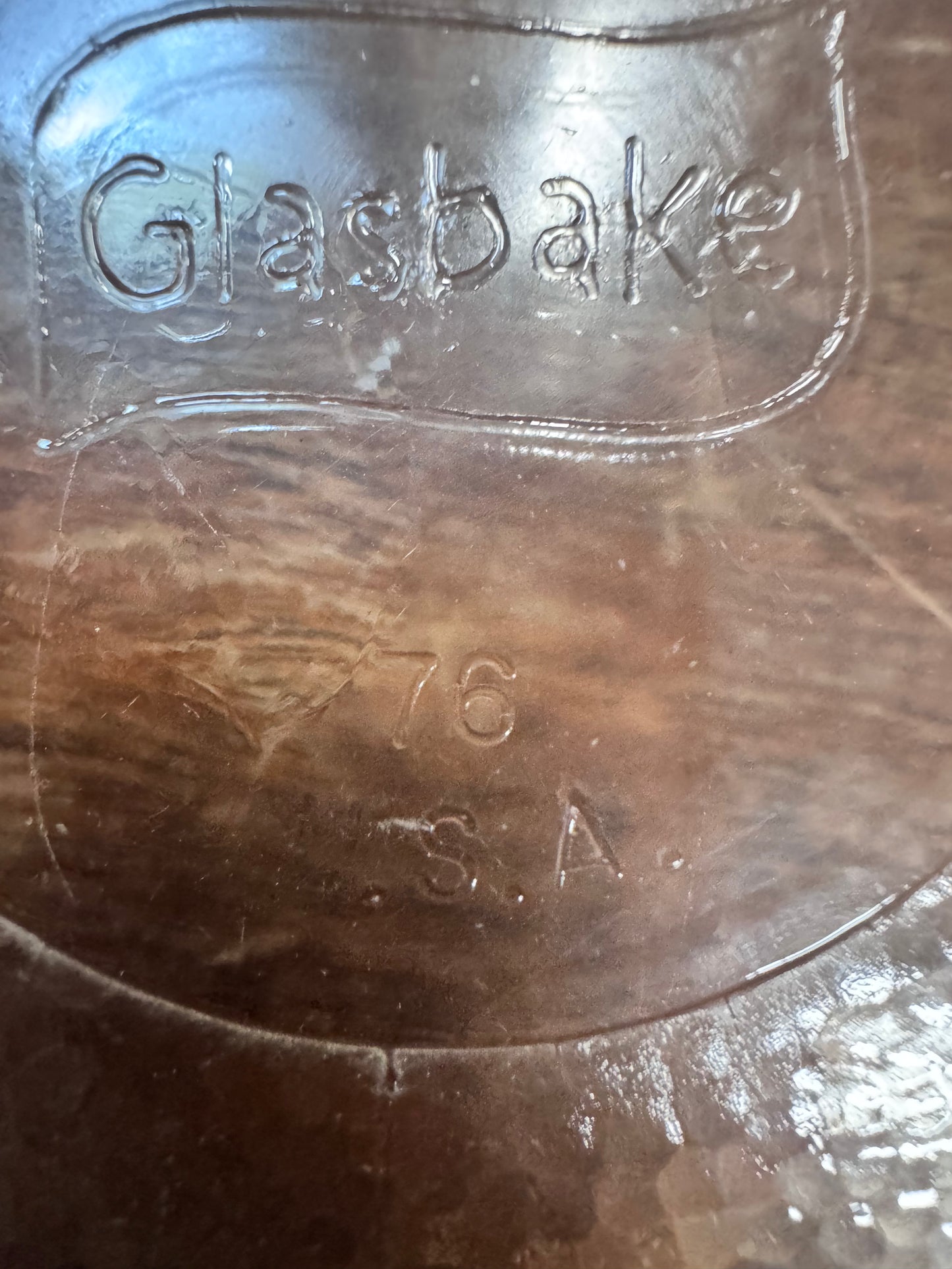 Vintage Glasbake Pie Pan