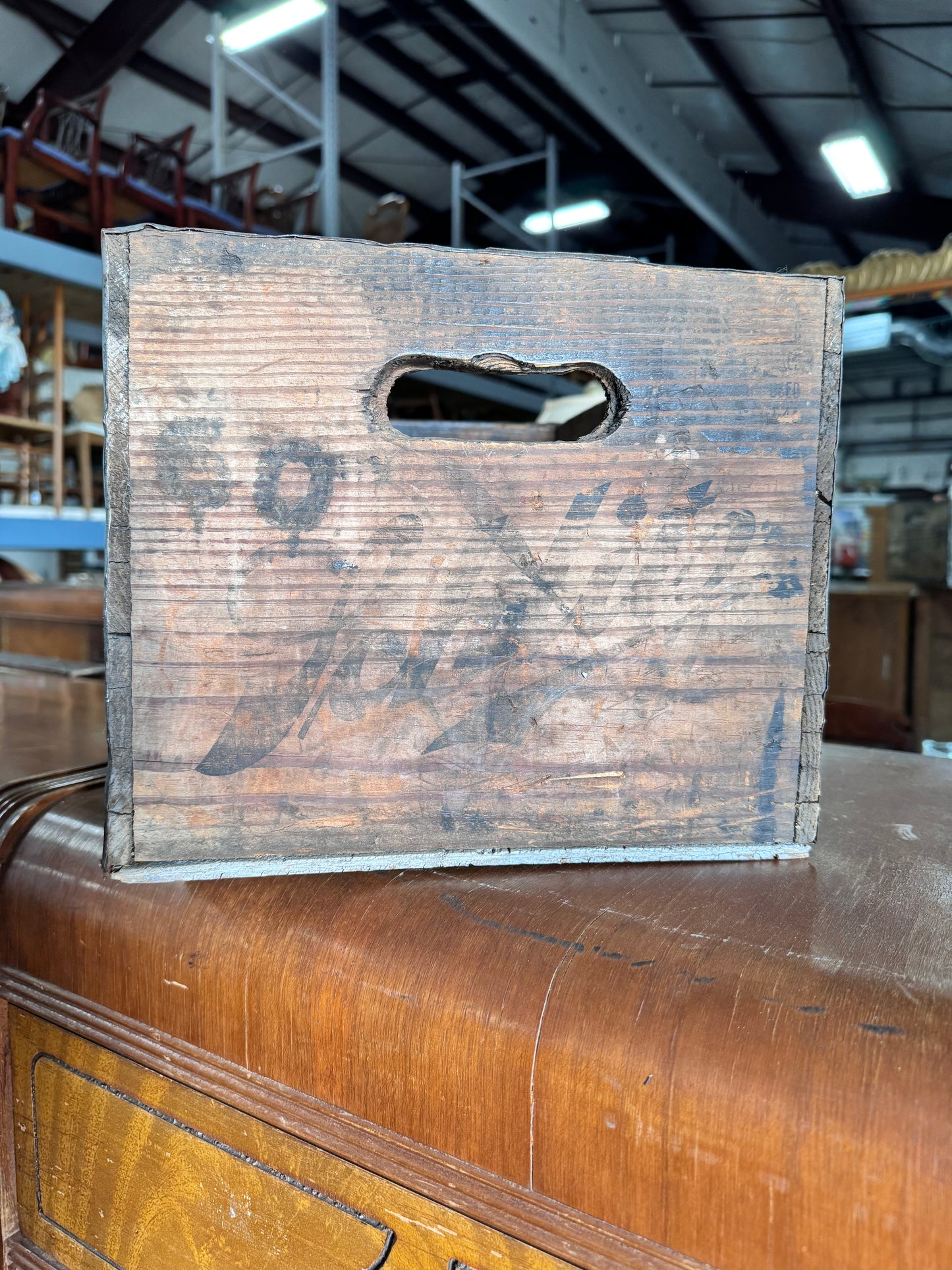 Vintage Wood Schlitz Beer Crate