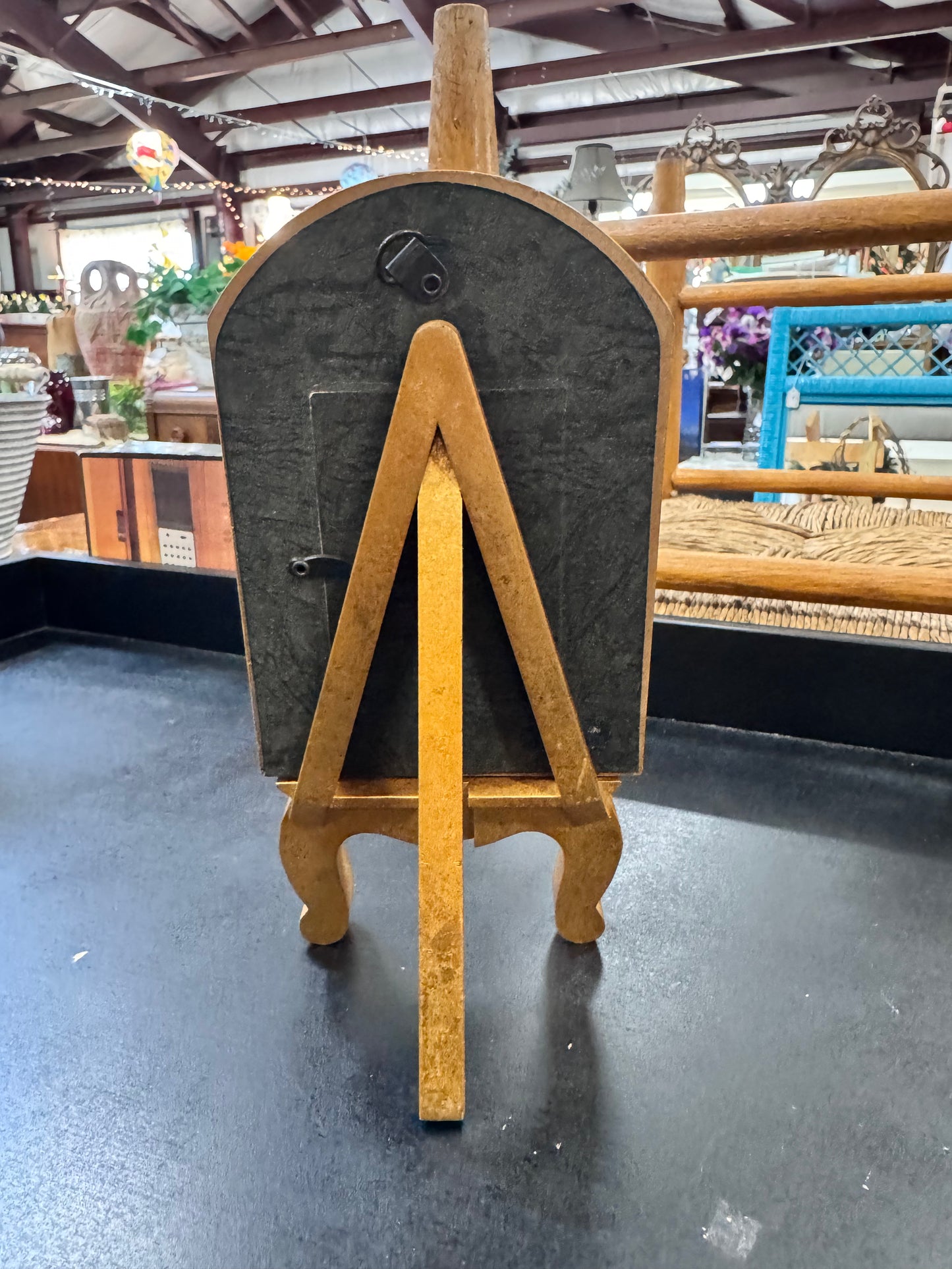 Gilded Frame and Easel Set