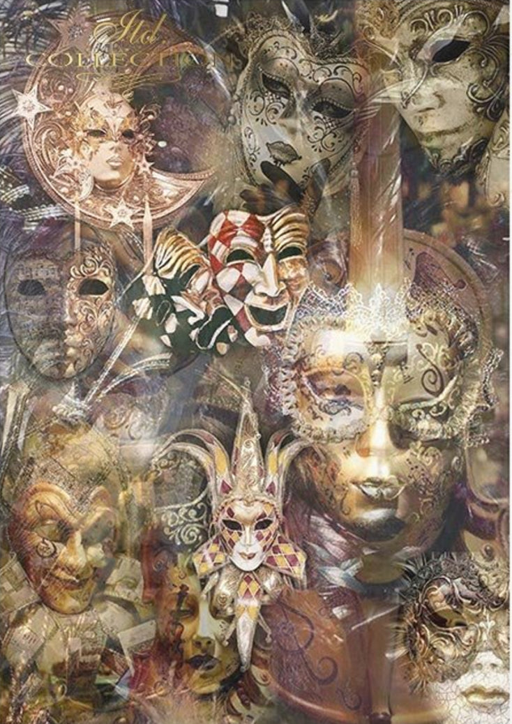 Carnival Circus Decoupage Paper ITD Collection