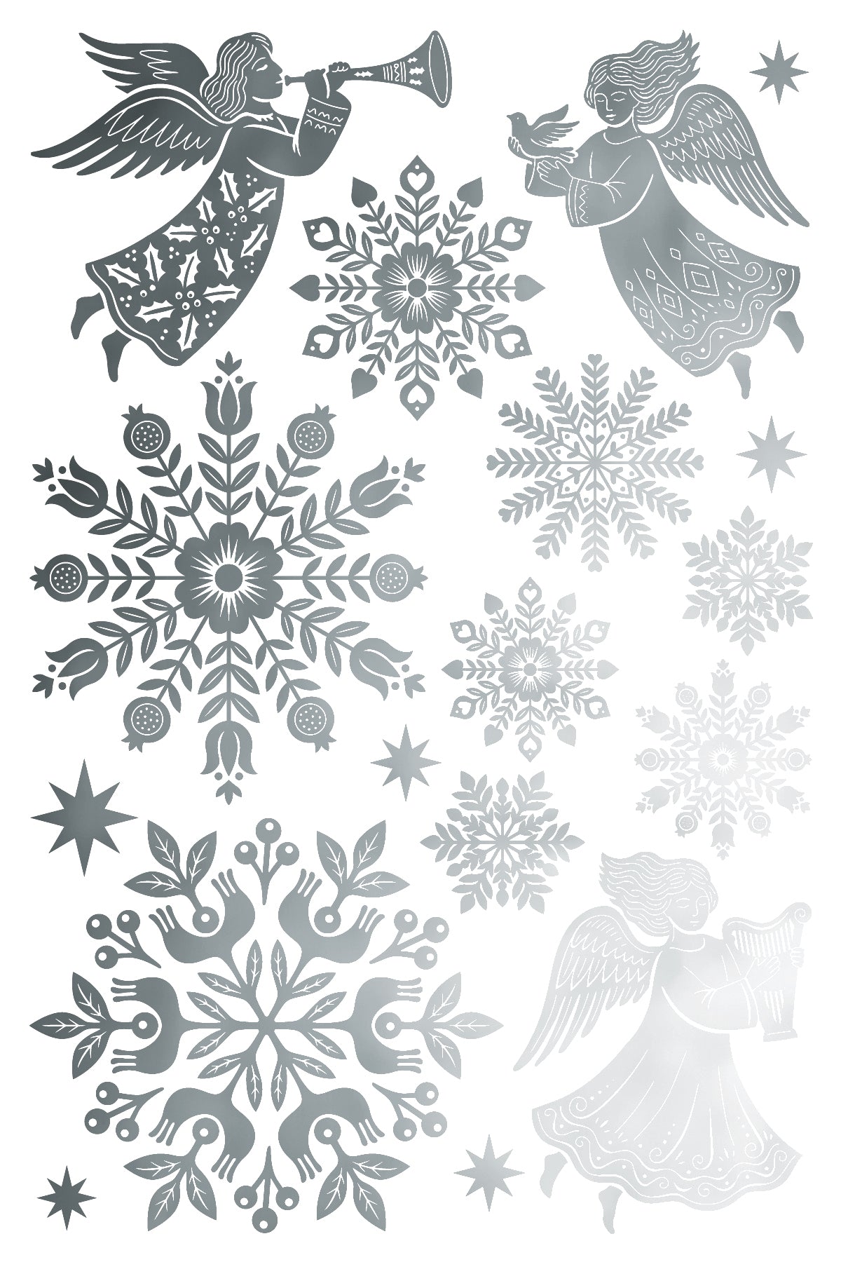 Angels Sing Foil Transfer 2026 Iron Orchid Designs Holiday Collection
