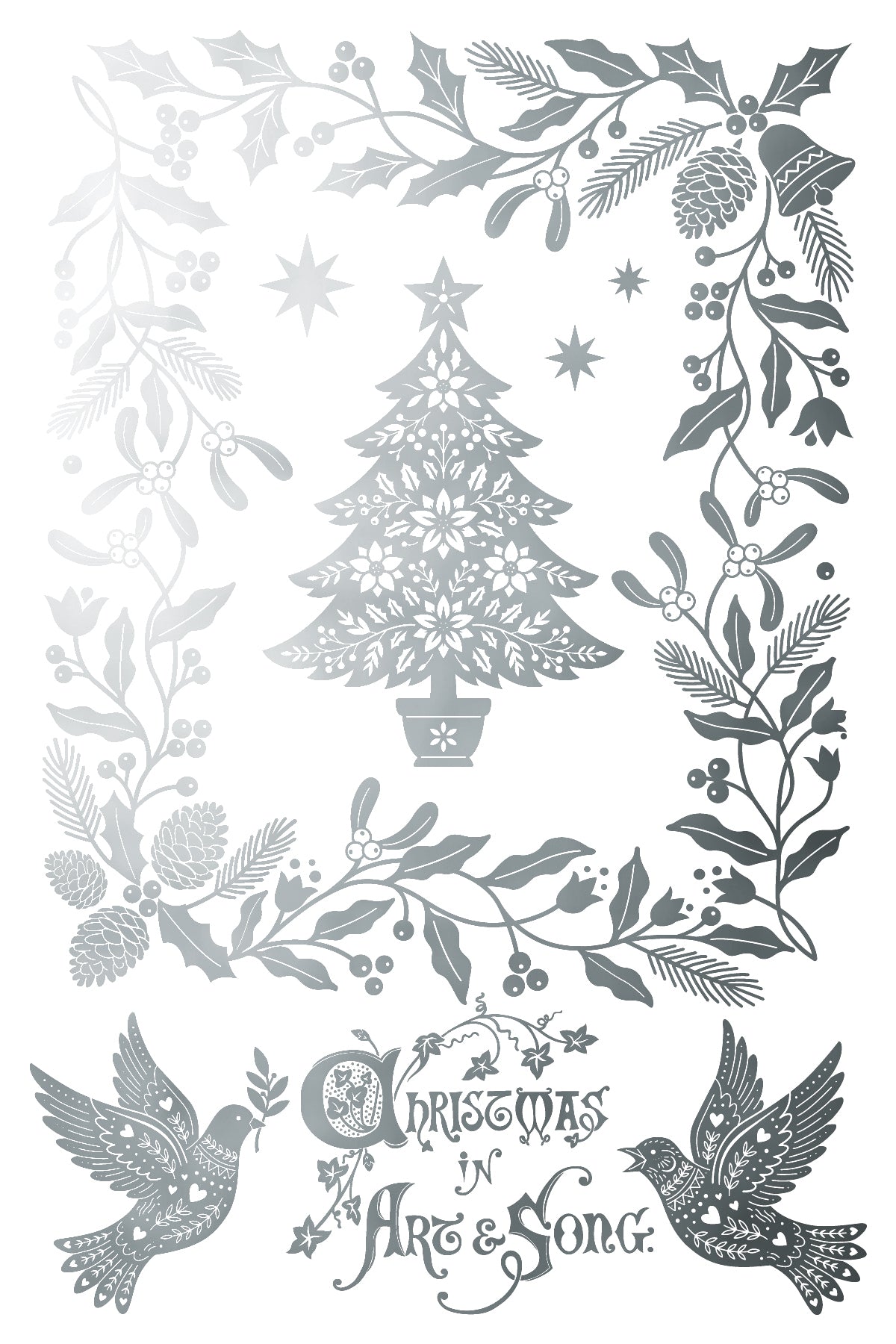 Angels Sing Foil Transfer 2026 Iron Orchid Designs Holiday Collection