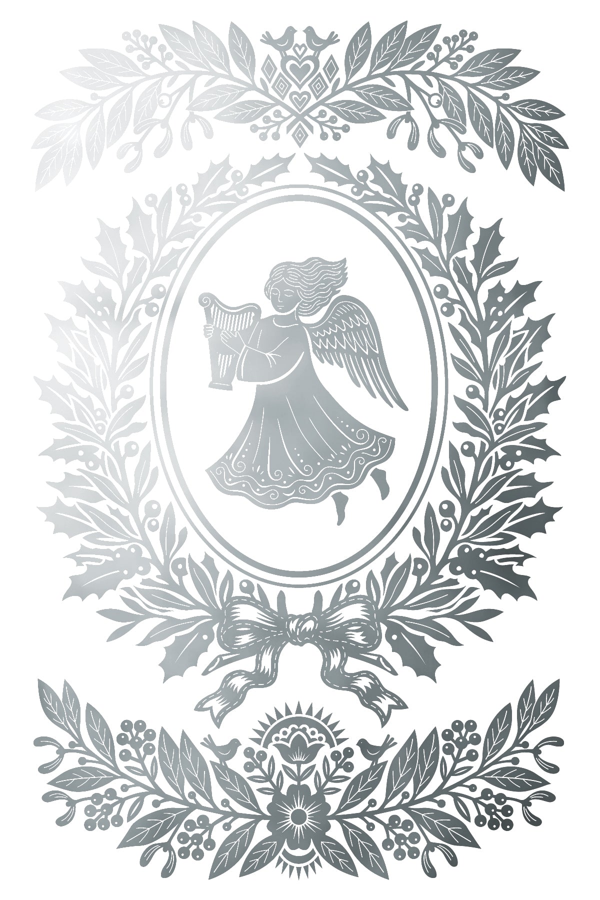 Angels Sing Foil Transfer 2026 Iron Orchid Designs Holiday Collection