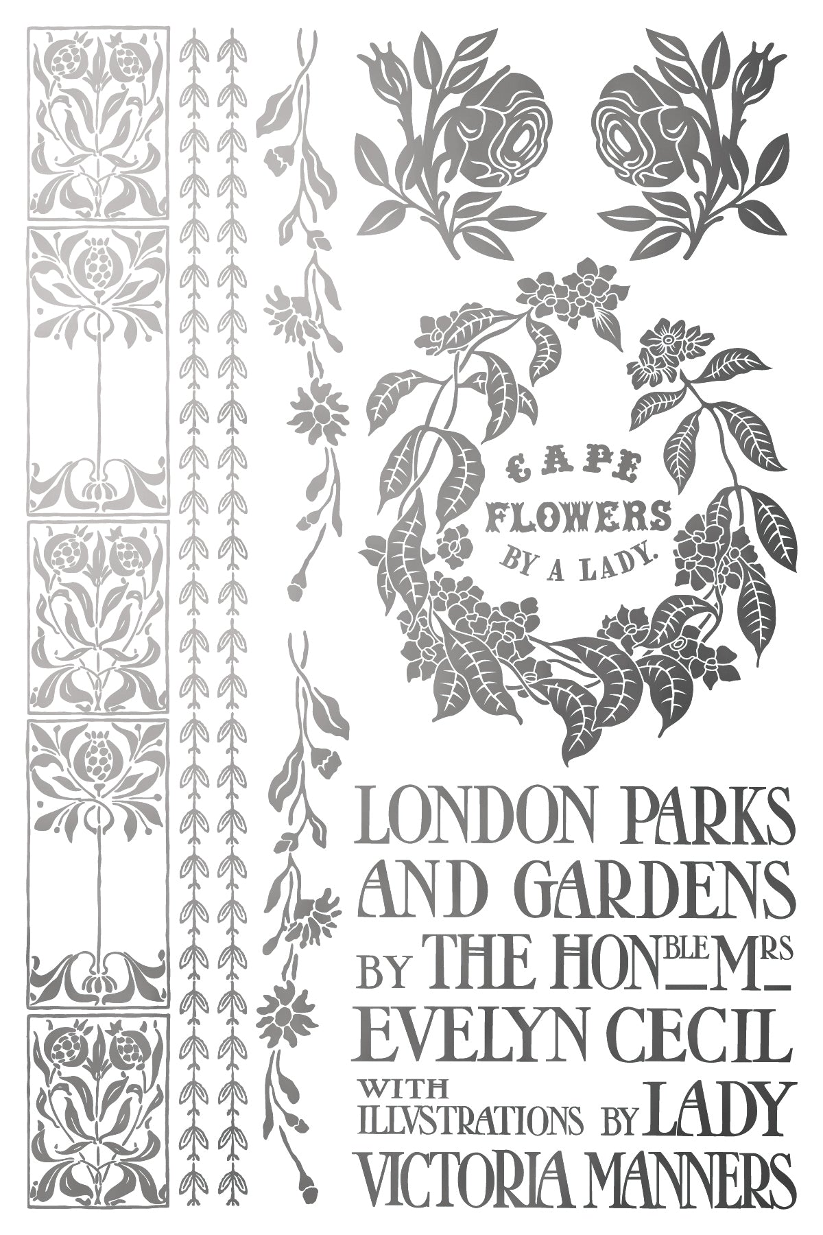 Anthenaeum Iron Orchid Designs Foil Transfer set