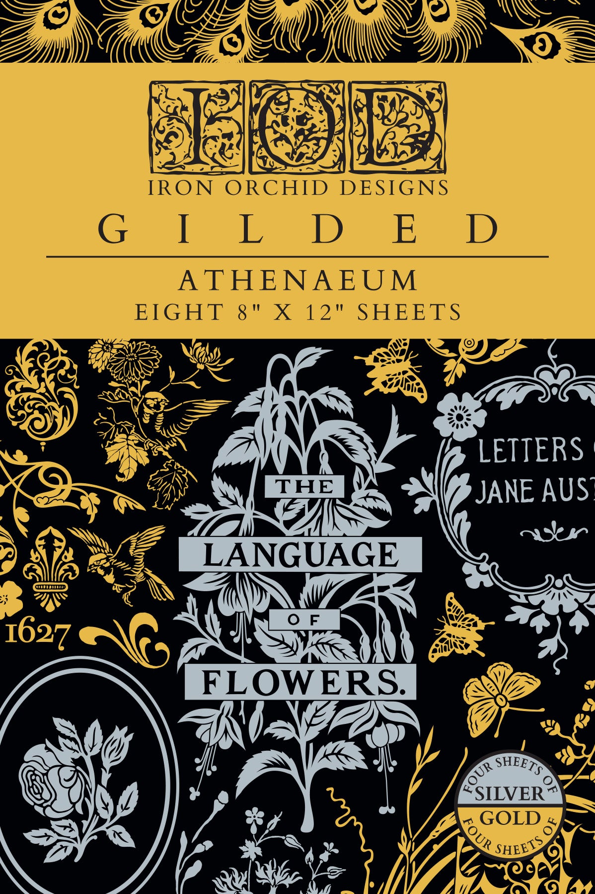 Anthenaeum Iron Orchid Designs Foil Transfer set