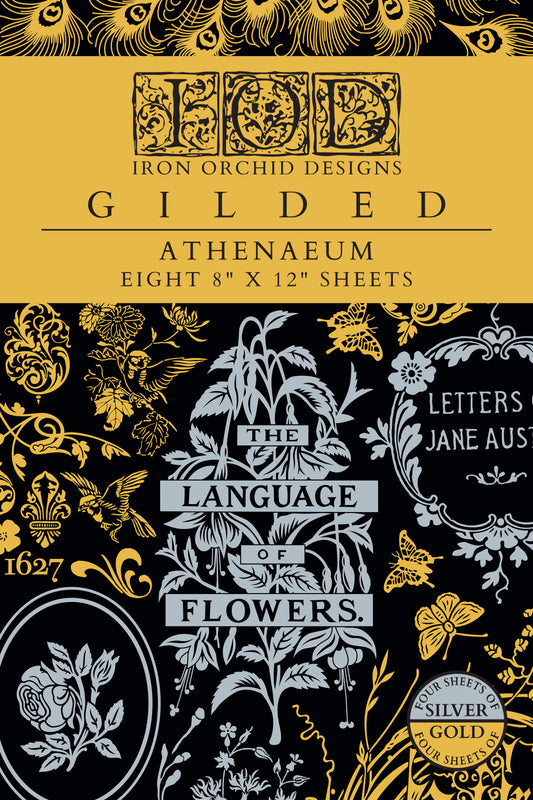 Anthenaeum Iron Orchid Designs Foil Transfer set