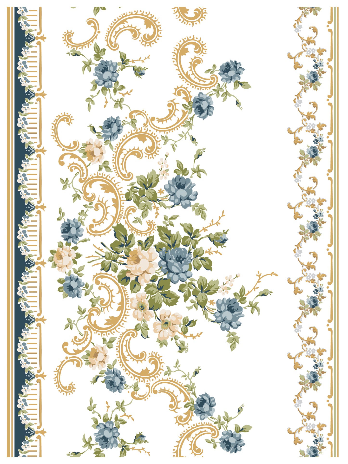 Alfred Peats and Co. Iron Orchid Designs Paint Inlay