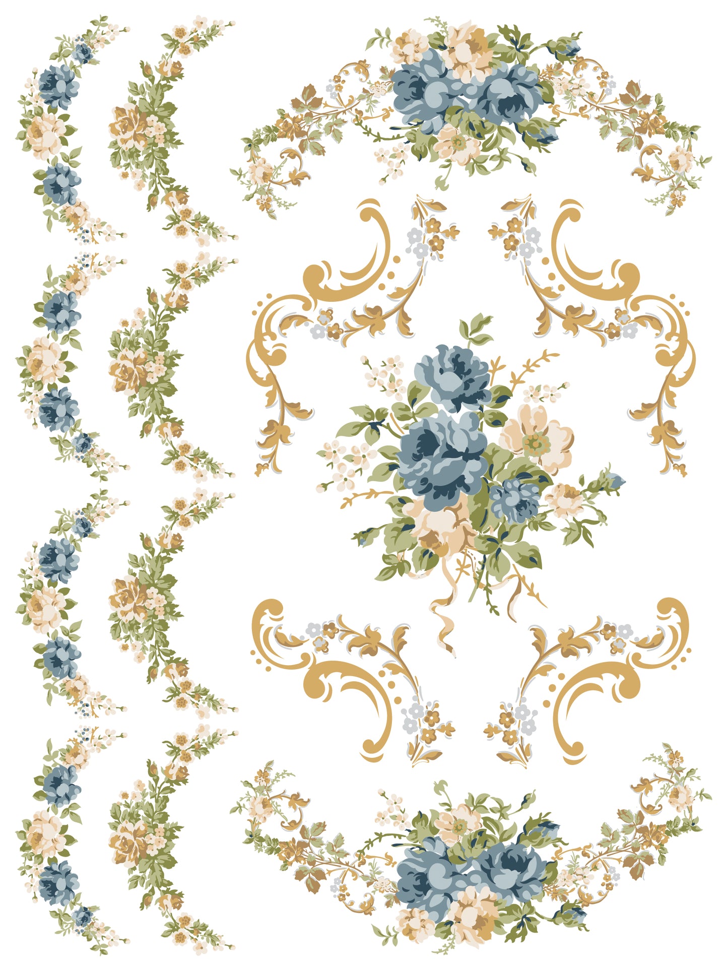 Alfred Peats and Co. Iron Orchid Designs Paint Inlay