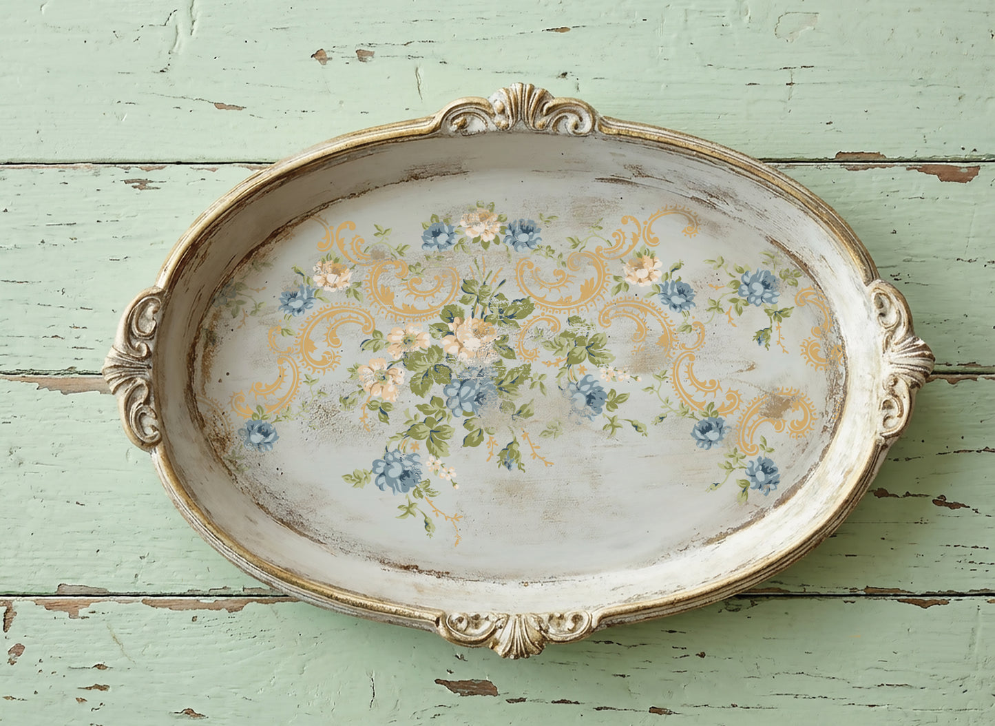 Alfred Peats and Co. Iron Orchid Designs Paint Inlay