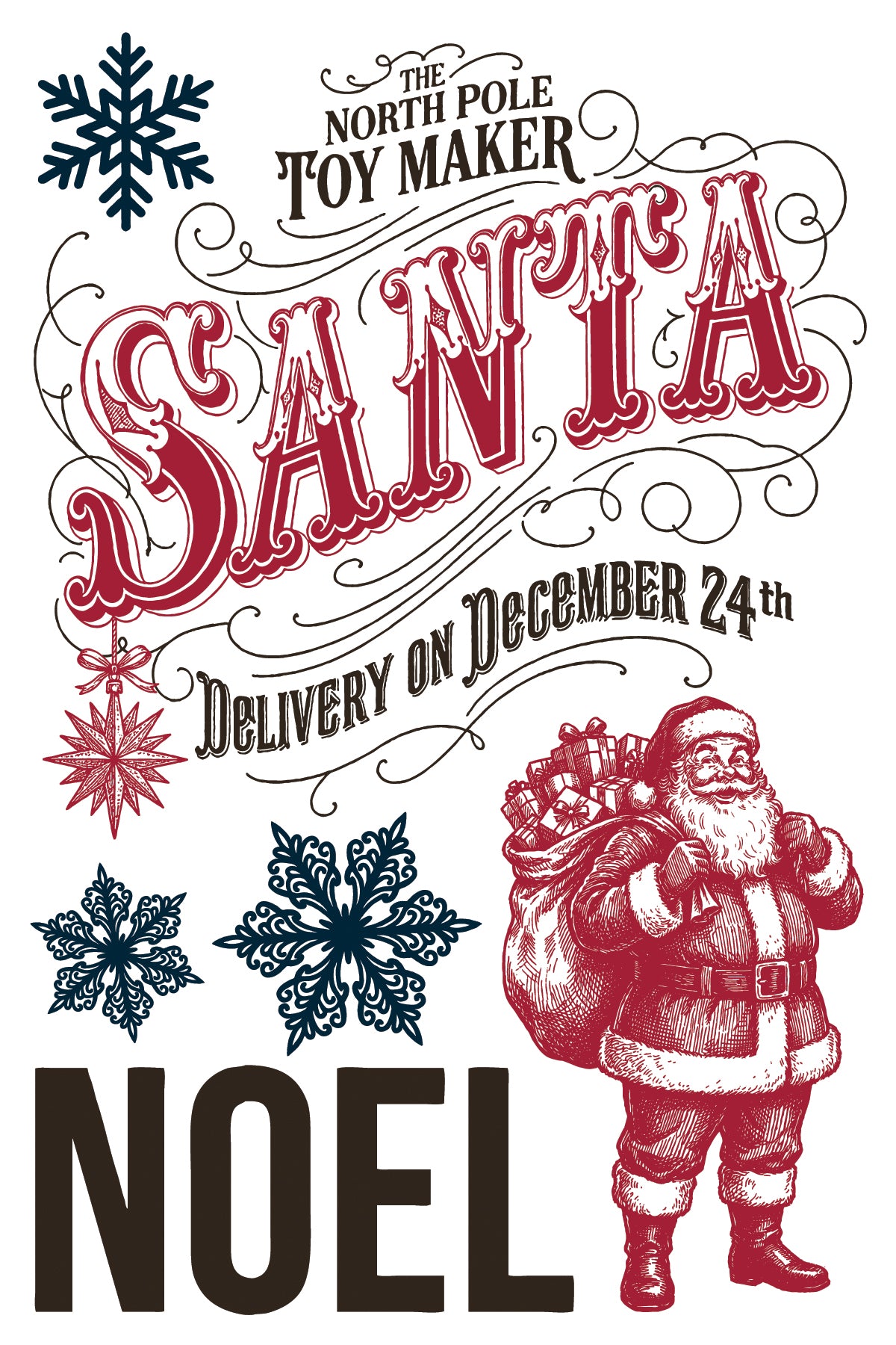 The North Pole Paint Inlay 2026 Iron Orchid Designs Holiday Collection