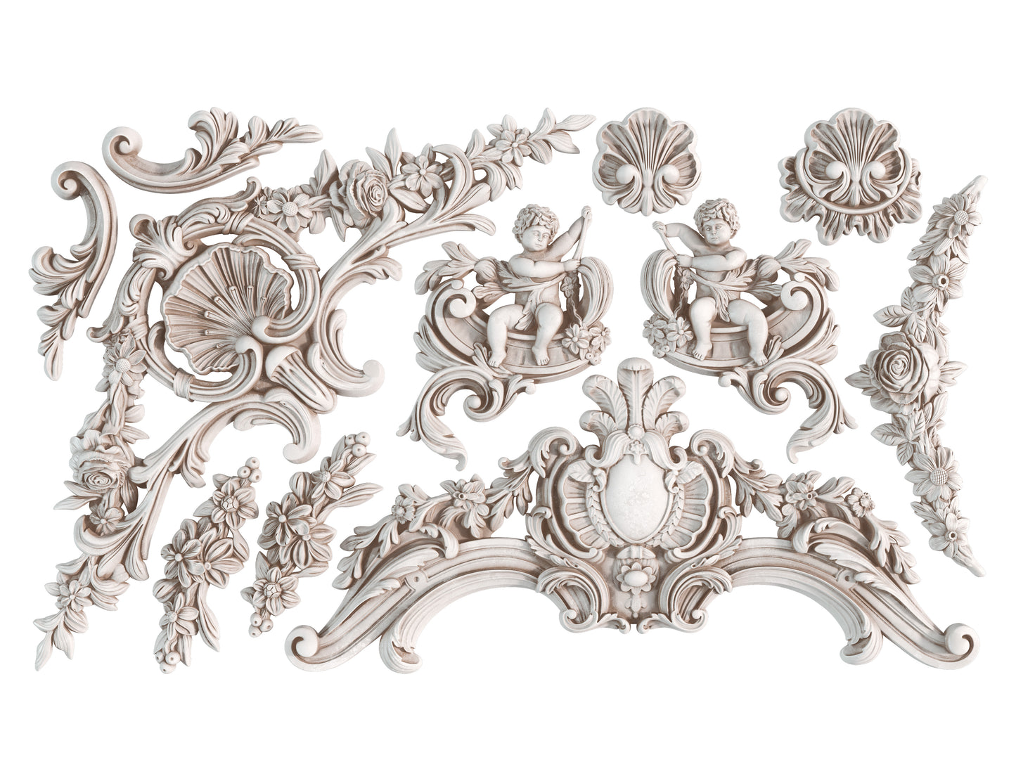 Cadre Iron Orchid Designs Mould Set