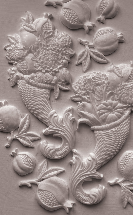 Cornucopias Mould 2026 Iron Orchid Designs Holiday Collection