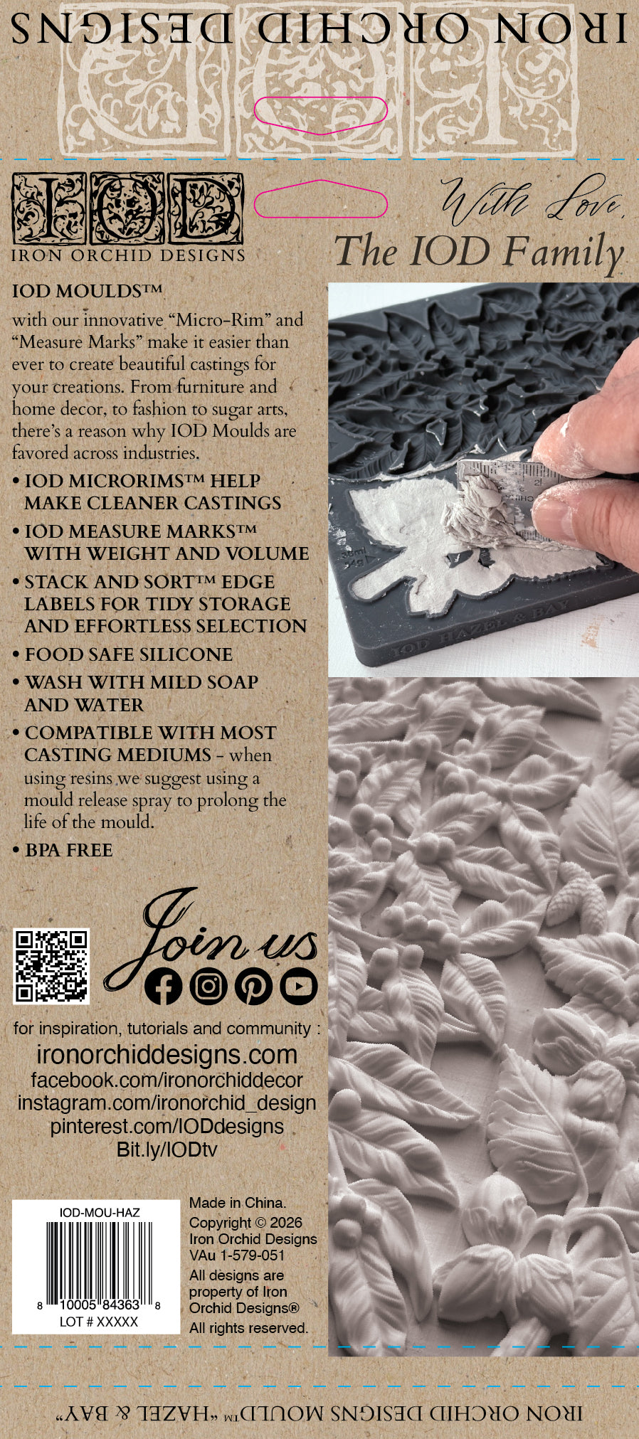Mould Bundle 2026 Iron Orchid Designs Winter Collection