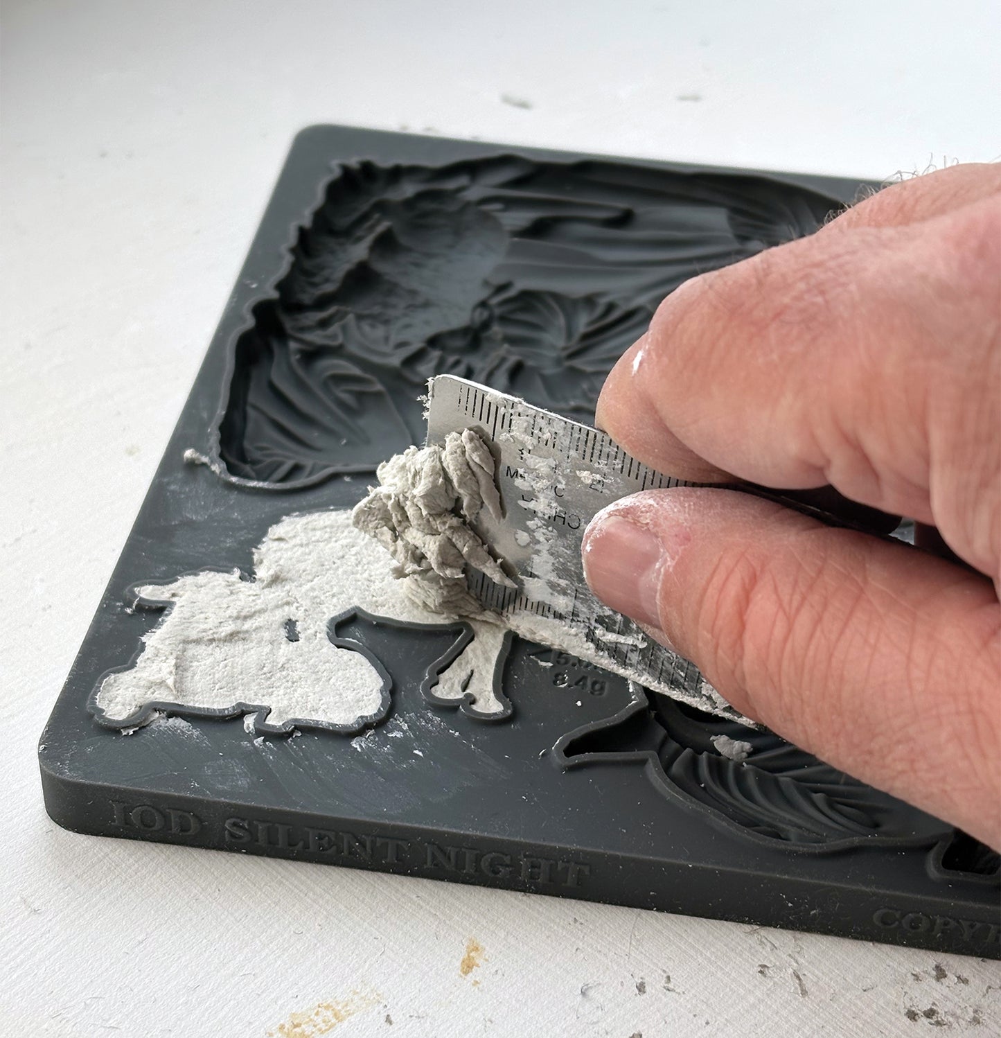 Silent Night Mould 2026 Iron Orchid Designs Holiday Collection