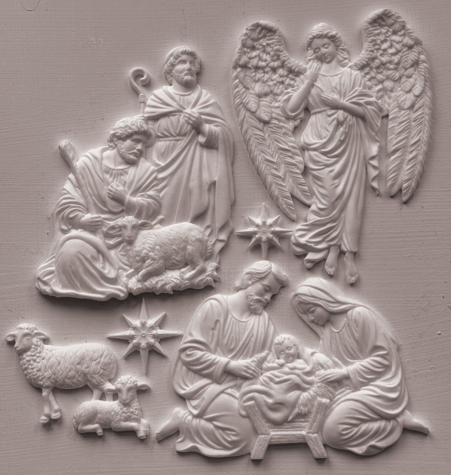 Silent Night Mould 2026 Iron Orchid Designs Holiday Collection