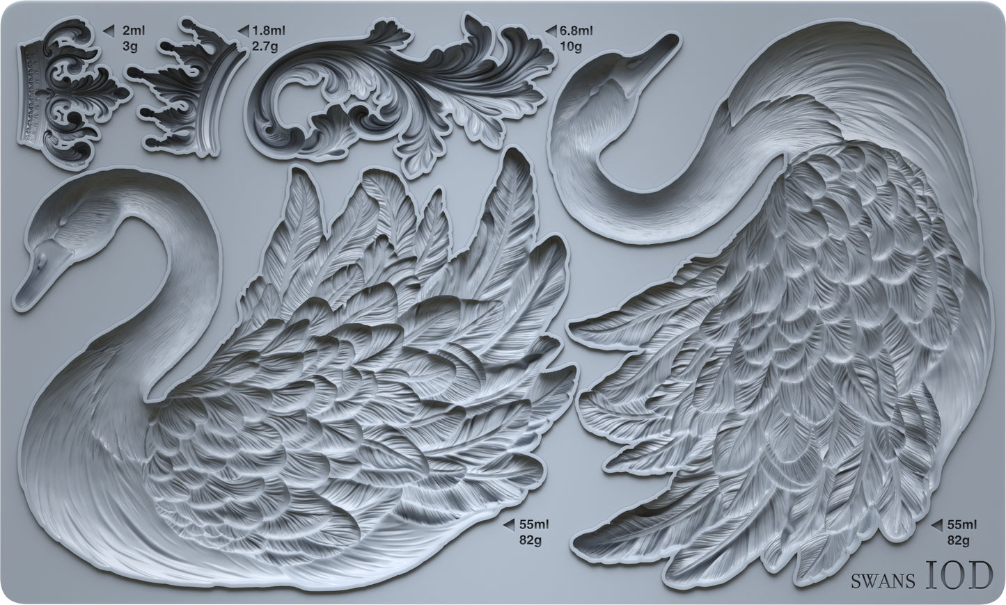 Swans Iron Orchid Designs Mould Set