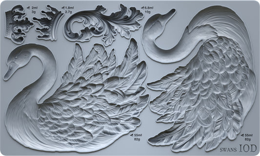 Swans Iron Orchid Designs Mould Set