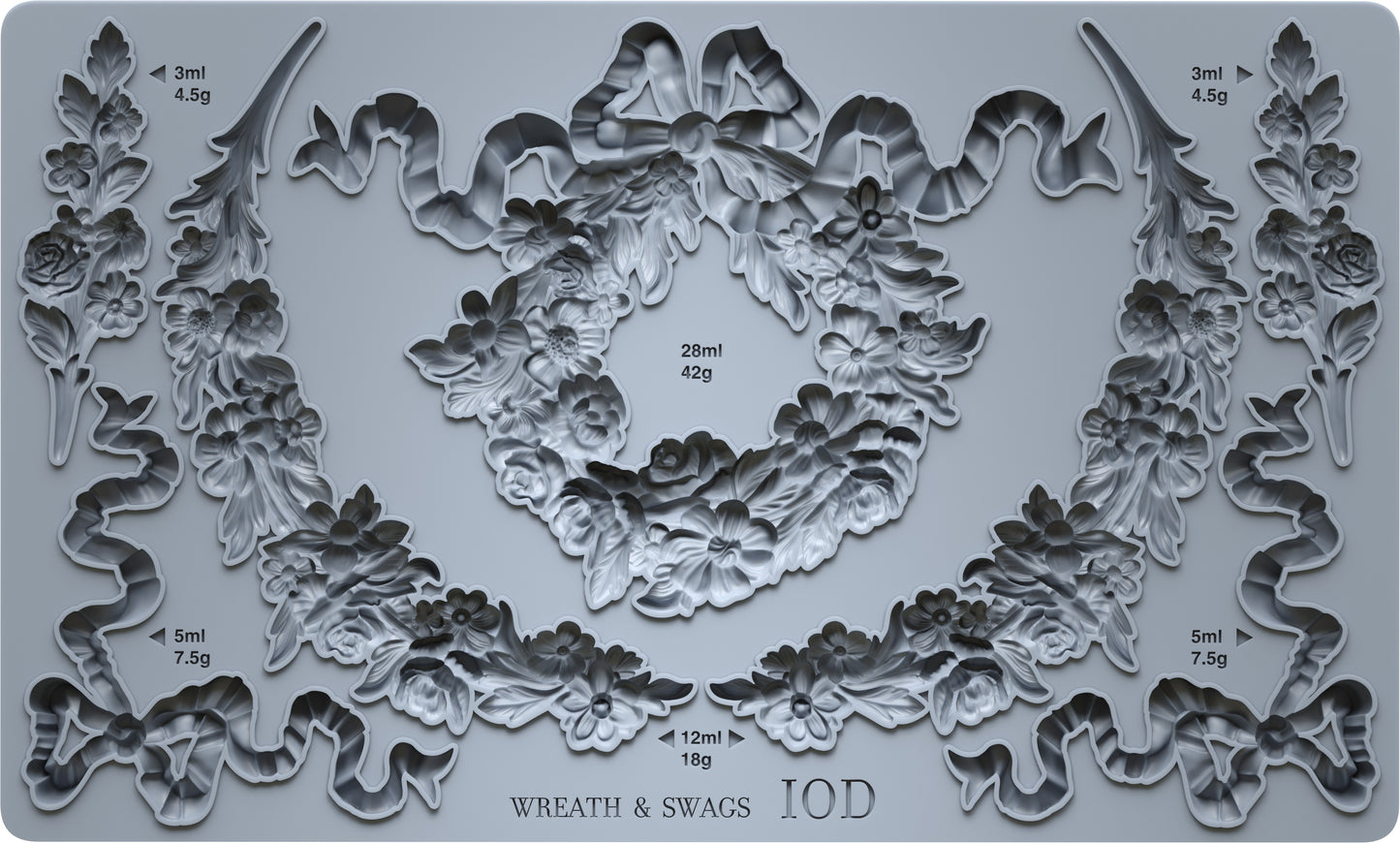 Wreath & Swags Mould Iron Orchid Designs 2026 Spring Collection