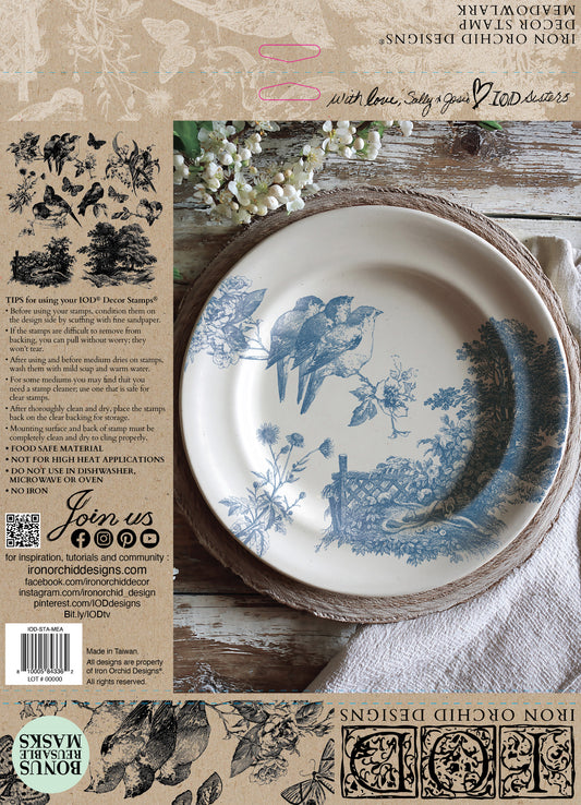 Meadowlark Stamp Iron Orchid Designs 2026 Spring Collection