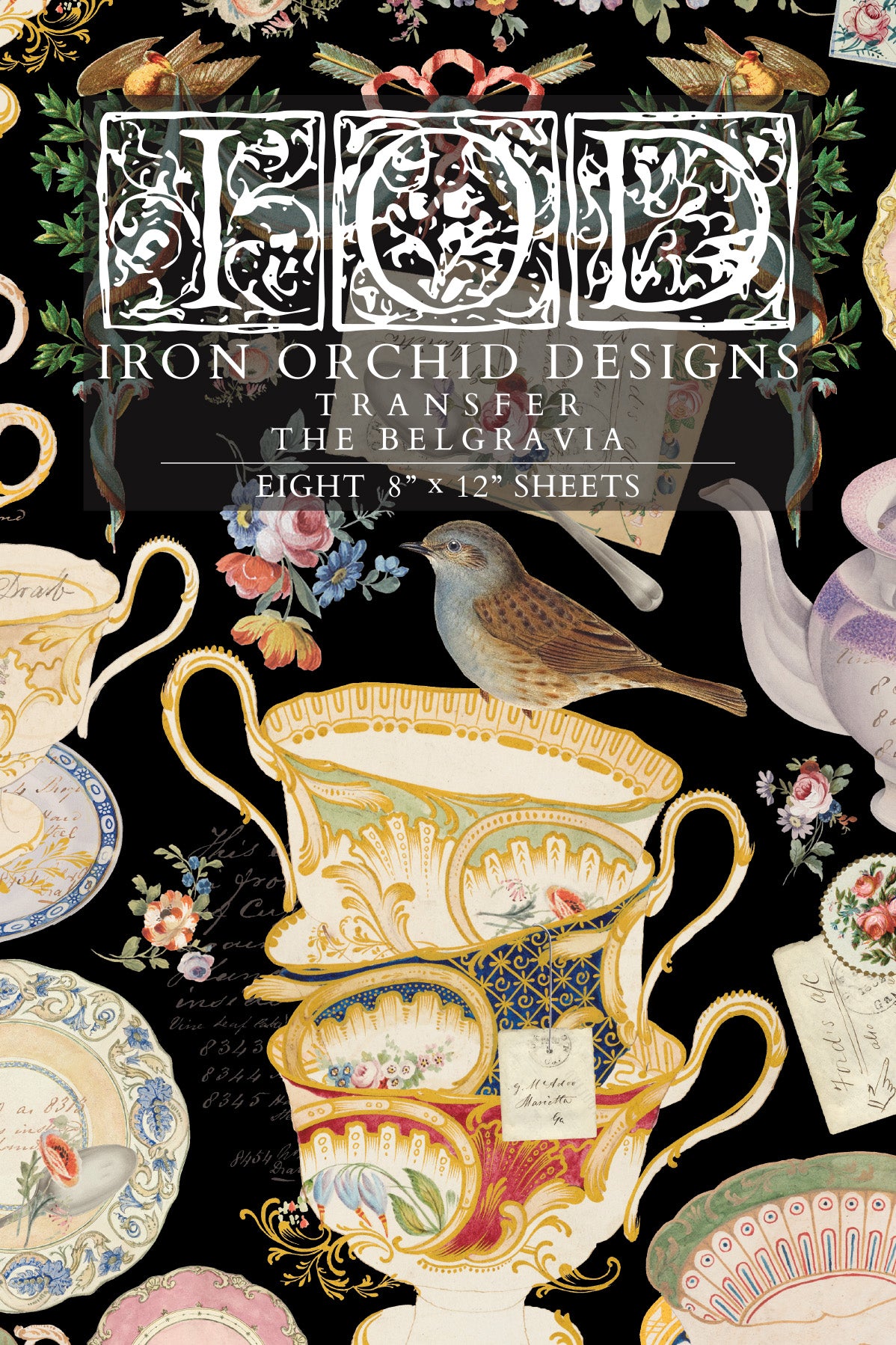 The Belgravia Iron Orchid Designs Transfer Set