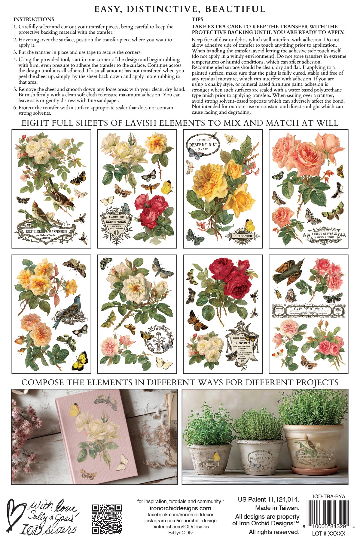 By Any Other Name Transfer Iron Orchid Designs 2026 Spring Collection