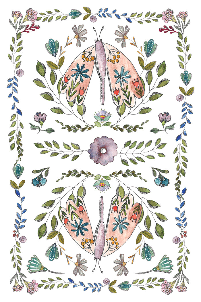 Fern Fables Iron Orchid Designs Transfer Set