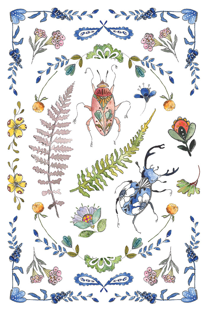 Fern Fables Iron Orchid Designs Transfer Set