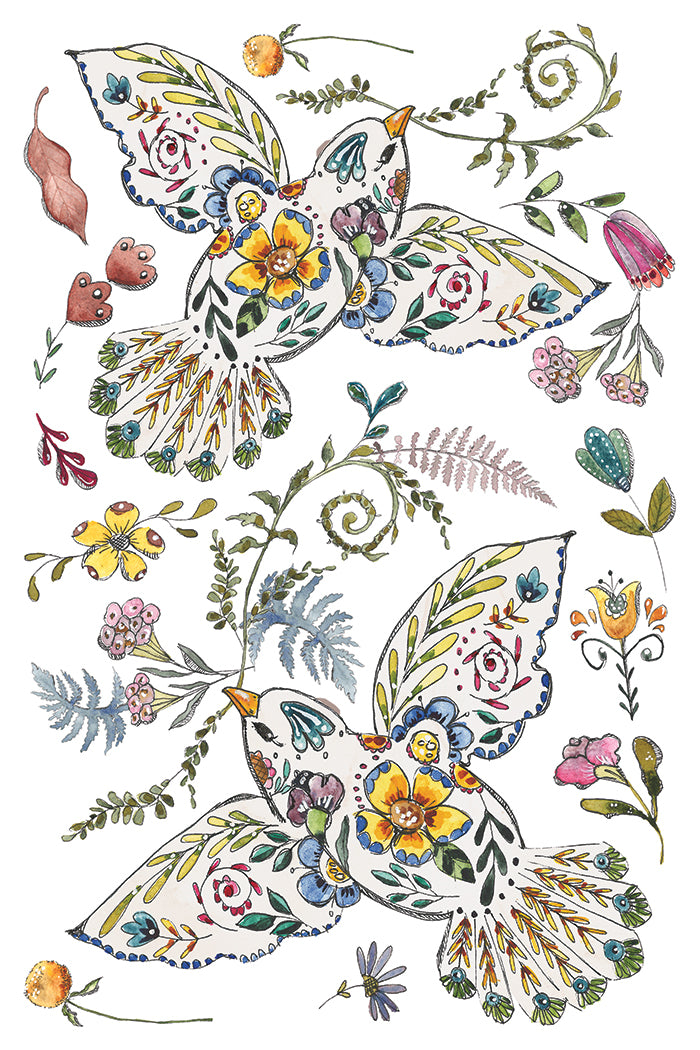 Fern Fables Iron Orchid Designs Transfer Set