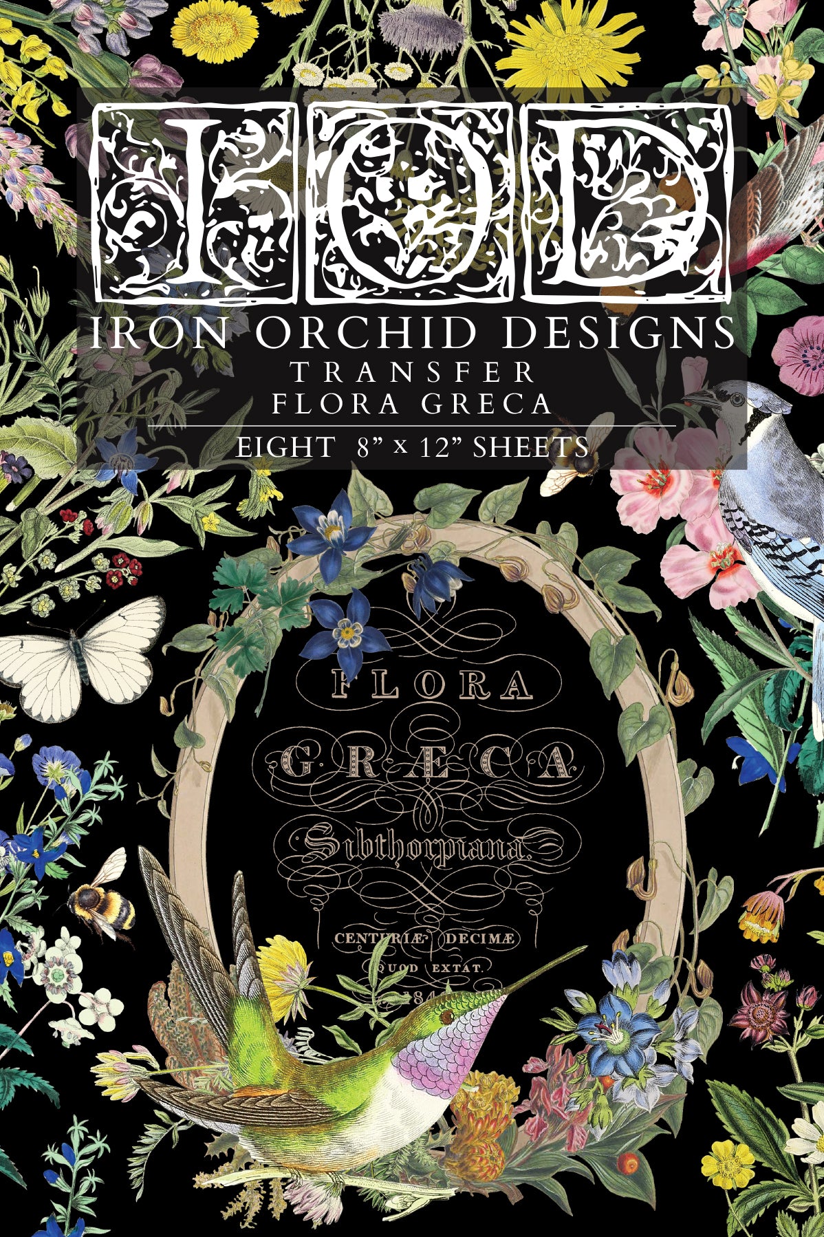Flora Greca Transfer Iron Orchid Designs 2026 Spring Collection