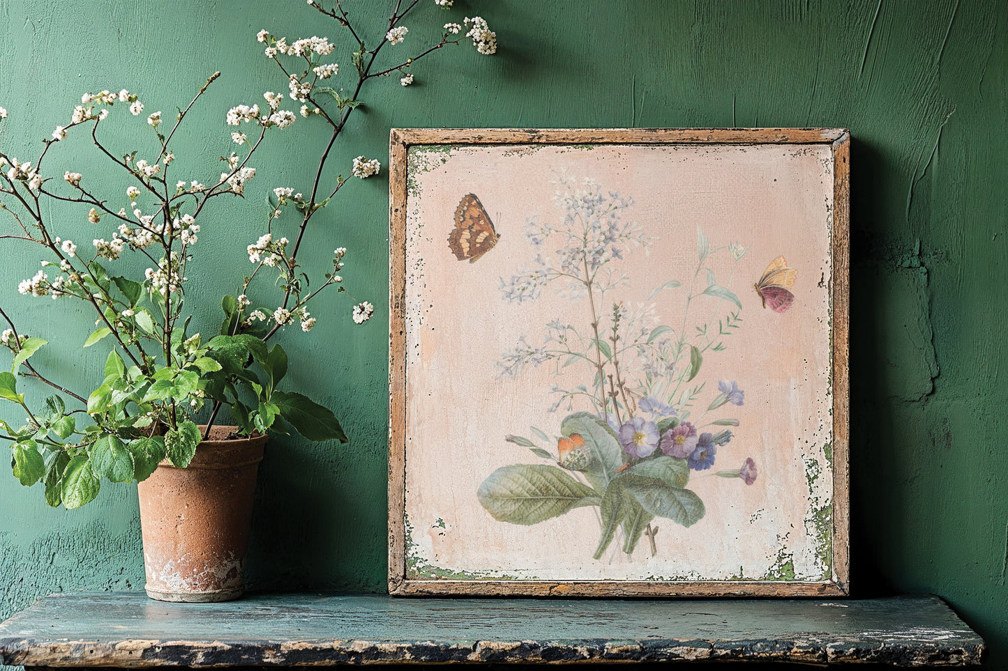 Marcha des Fleurs Iron Orchid Designs Transfer Set