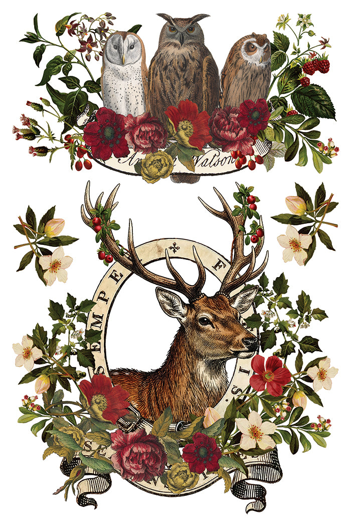 Stag Tavern Transfer 2026 Iron Orchid Designs Holiday Collection