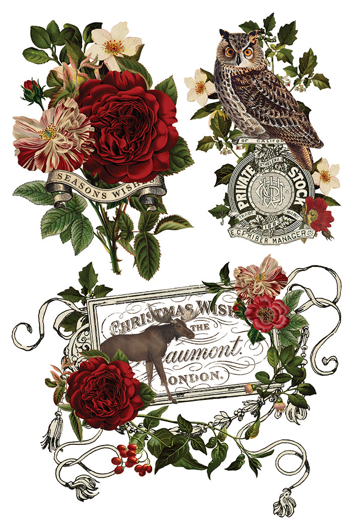 Stag Tavern Transfer 2026 Iron Orchid Designs Holiday Collection